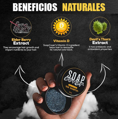 BLACK SOAP – ANTI-GREY HAIR SOAP